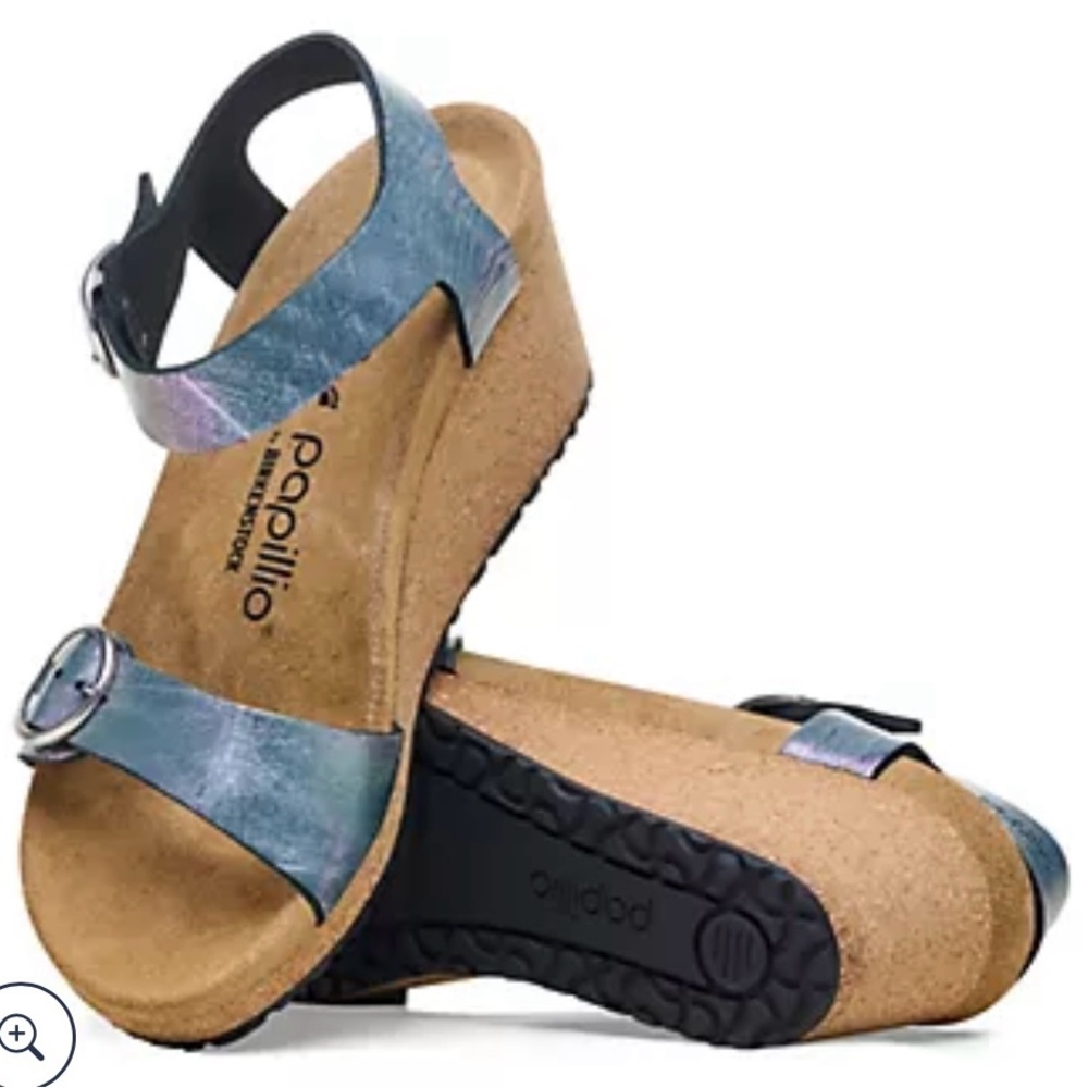 Papillio by Birkenstock Woman’s Blue Sandals size 40